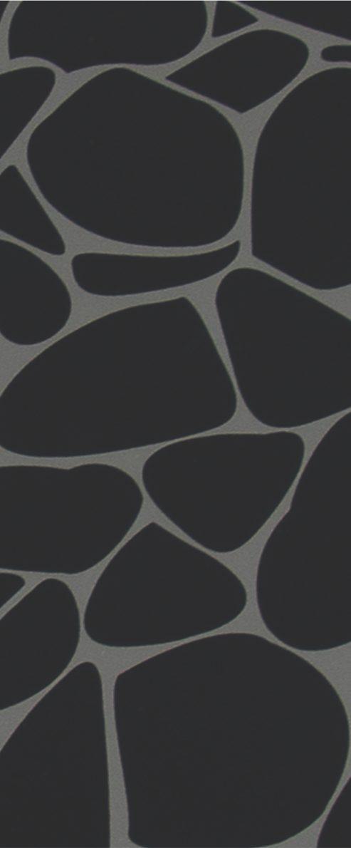 Foxtort PVC Artistic Pebble Fanatic Dark Designer Laminate 8x4 ft Texture 1.25 mm - PAR 645