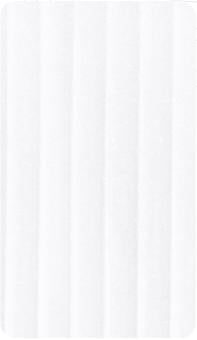Whisper White Fluted Laminate 8x4 ft High Gloss 1 mm - PC 152