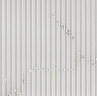 RD 5501 8 ft x 4 ft Marble High Gloss Finish Bump Fluted Acrylic Laminate - 3 mm