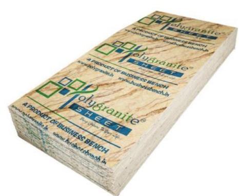 Marble & Stone Laminate 8x4 ft Glossy 3 mm - Rainforest Gold