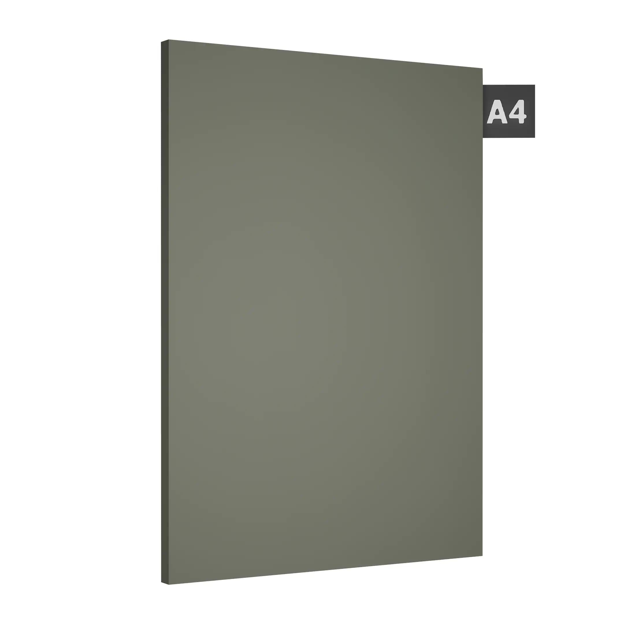 Pebble Grey Plain Laminate 8x4 ft Suede 1 mm - S1174 SF