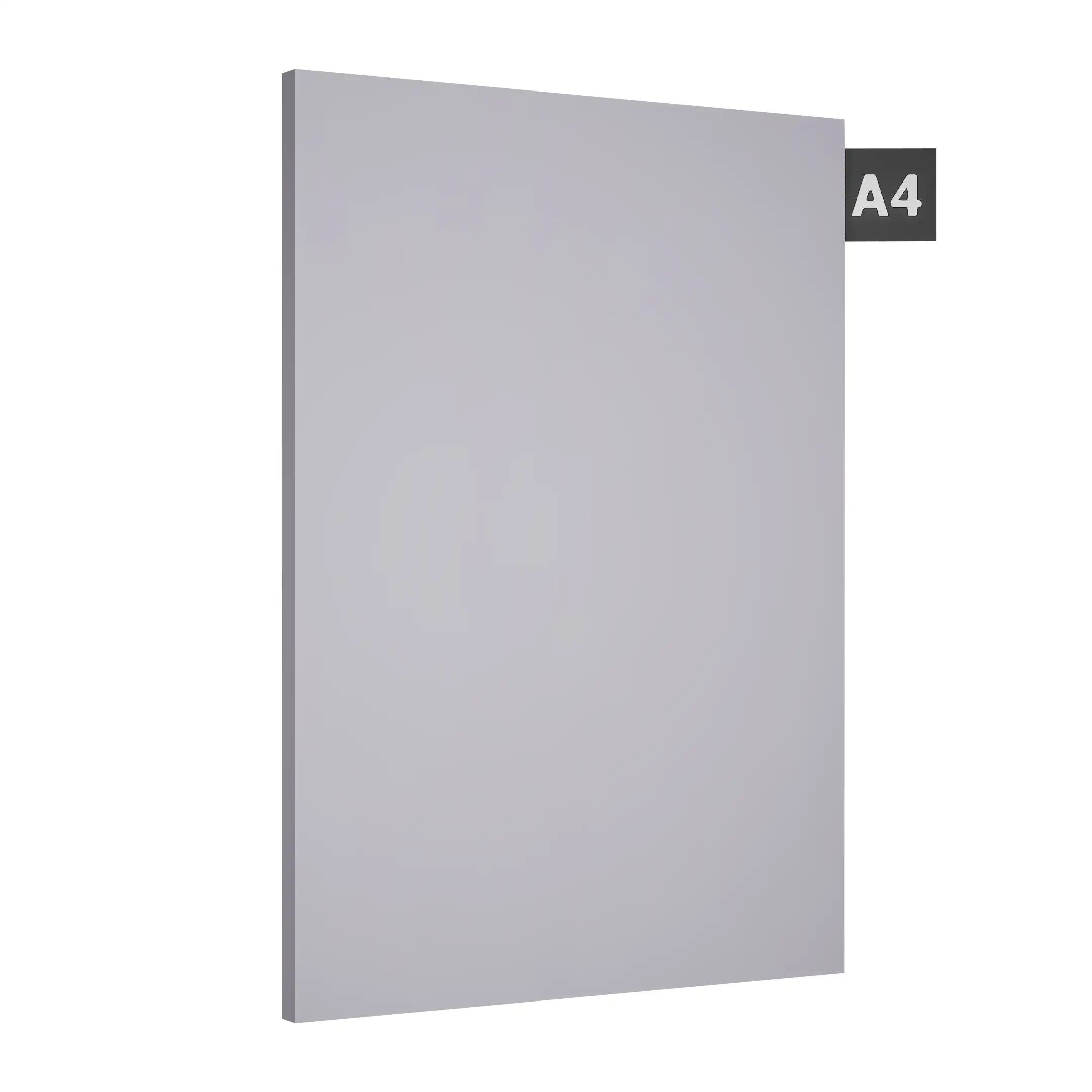 Polar White Plain Laminate 8x4 ft Suede 1 mm - S1281 SF