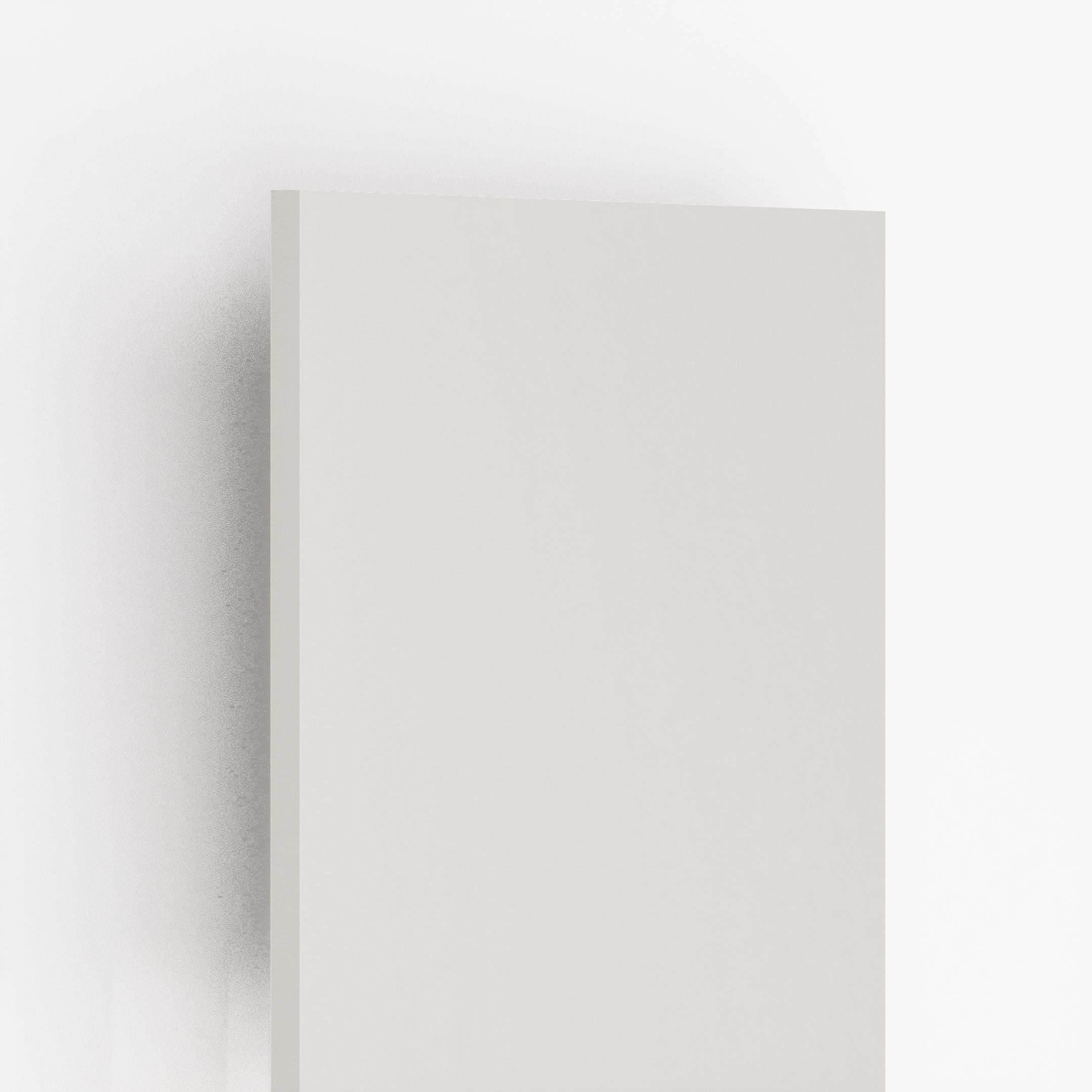 Frosty White Plain Laminate 8x4 ft Suede 1 mm - SF 1202
