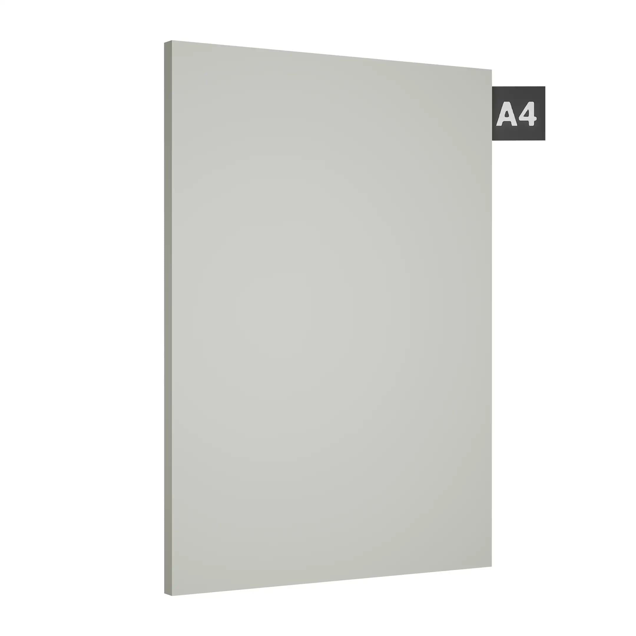 Cold White Plain Laminate 8x4 ft Suede 1 mm - SF 201