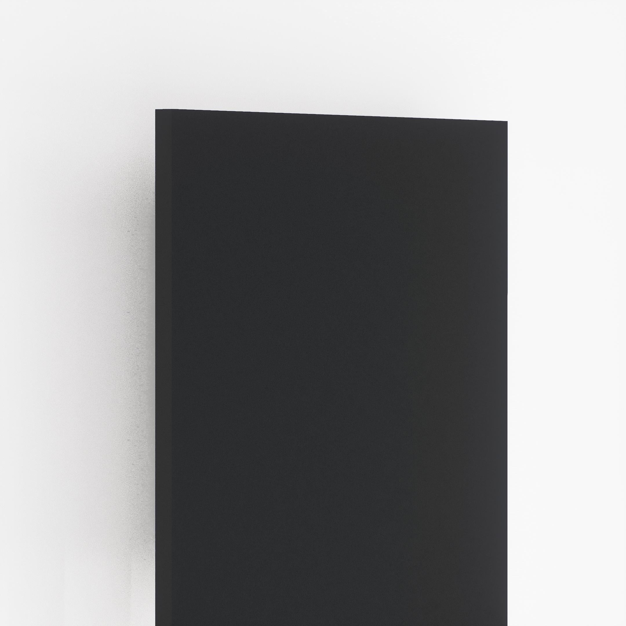 Black Plain Laminate 8x4 ft Suede 1 mm - SF 205