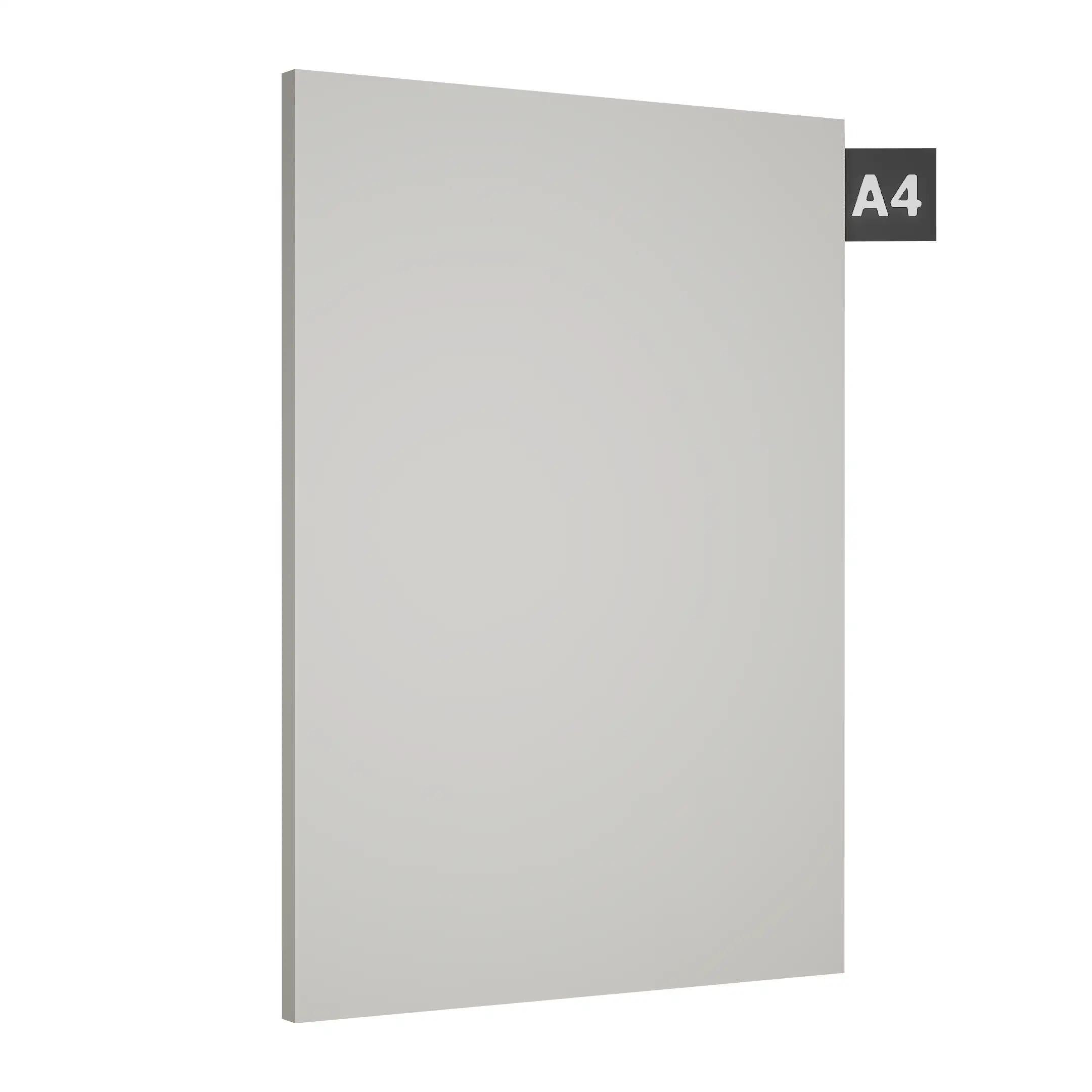 Off White Plain Laminate 8x4 ft Suede 0.8 mm - SF 6012