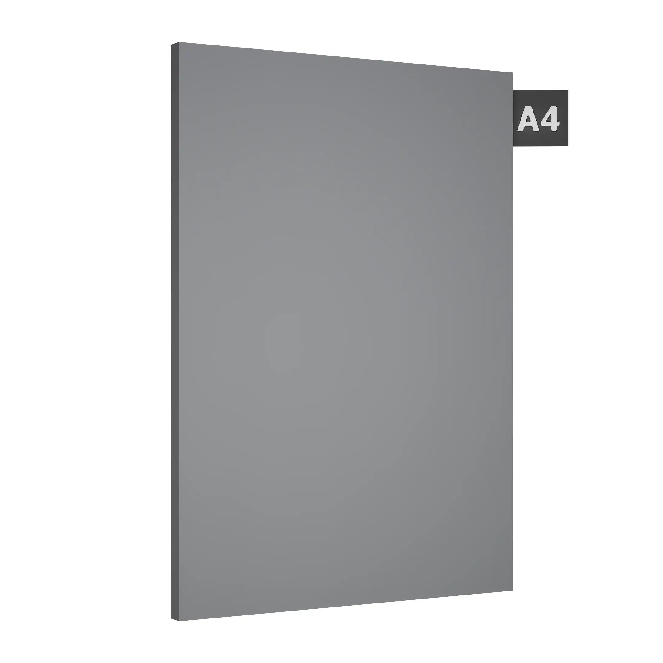 Shadow Grey Plain Laminate 8x4 ft Suede 0.8 mm - SF 6030