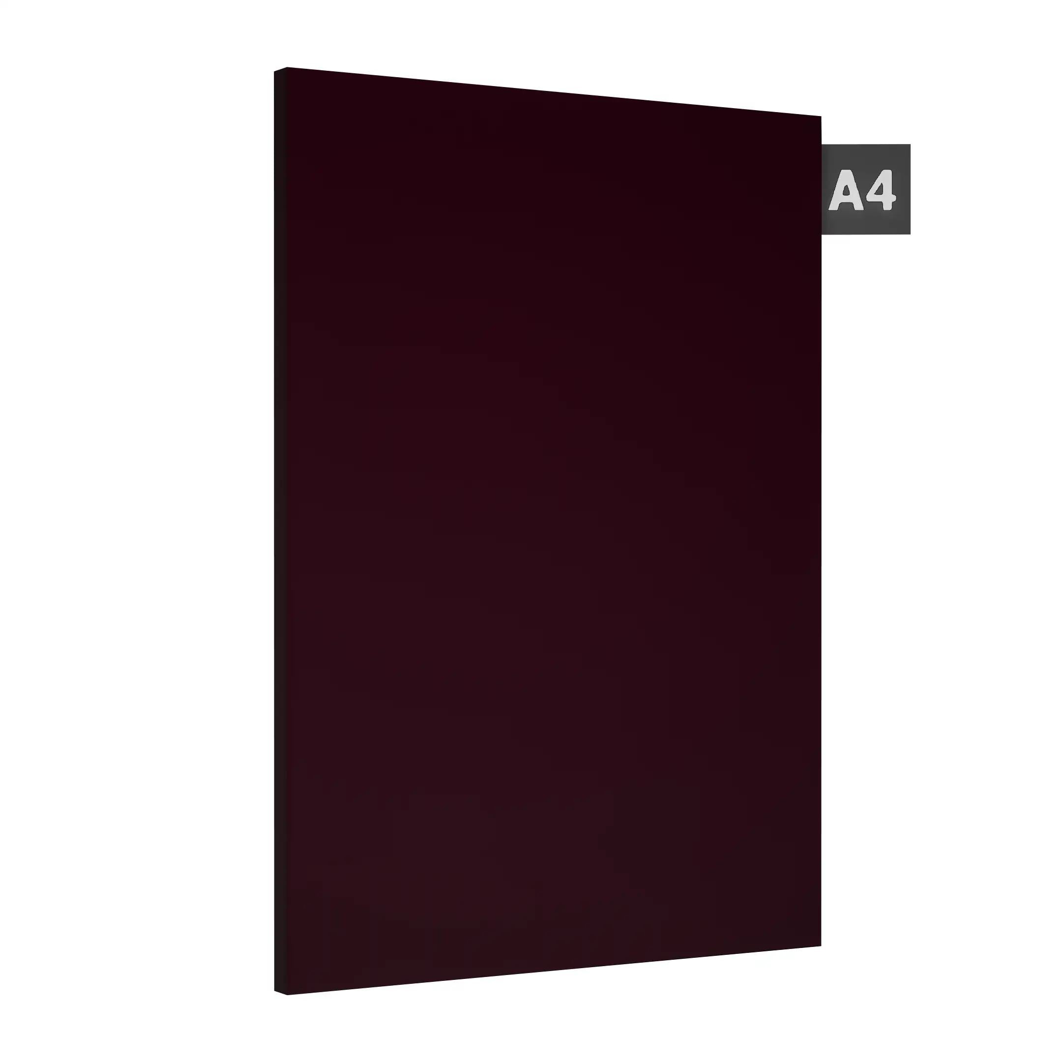 Black Current Plain Laminate 8x4 ft Suede 0.8 mm - SF 6059