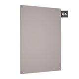 Grey plain laminate sheet with matte finish and smooth surface, shown with thickness indicator.