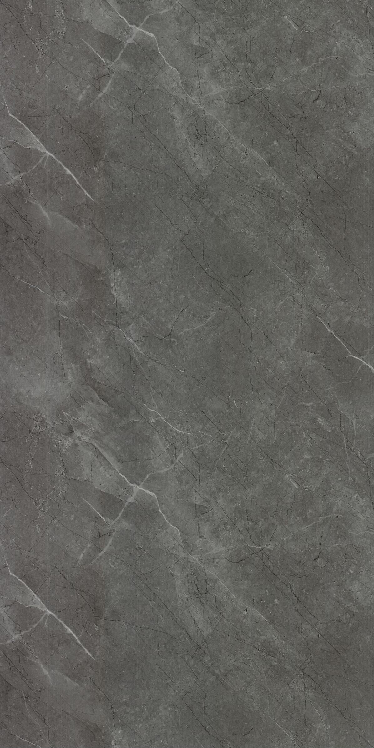Iceland Dark Grey Marble & Stone Laminate 8x4 ft Super Matte 1 mm - SMT 9526