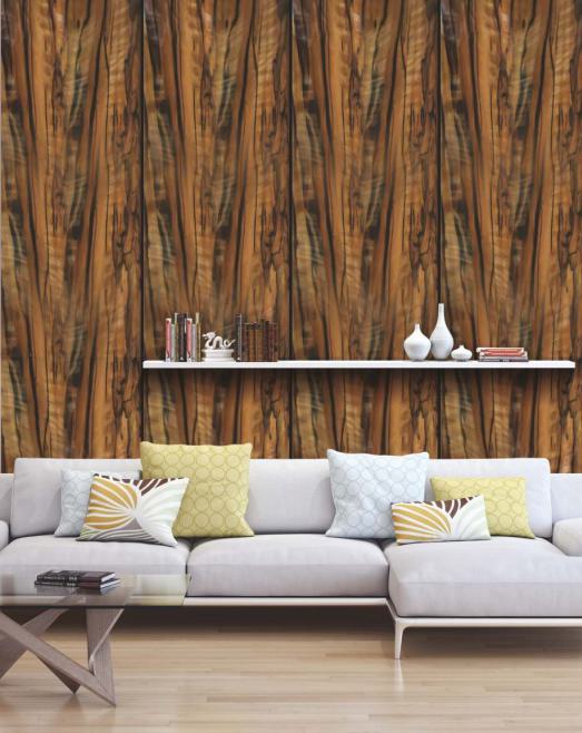 Golden Classico Wood Laminate 8x4 ft High Gloss 1.5 mm - UA 2104