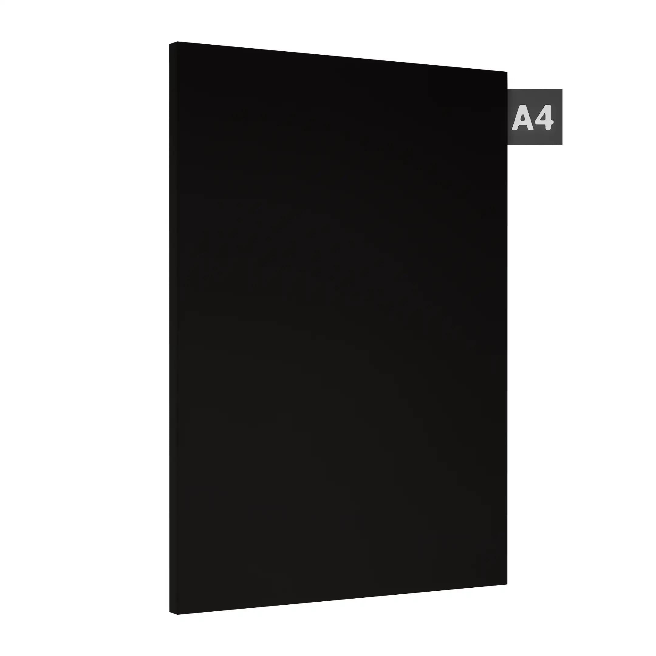 Black Plain Laminate 8x4 ft High Gloss 0.8 mm - UG 6099