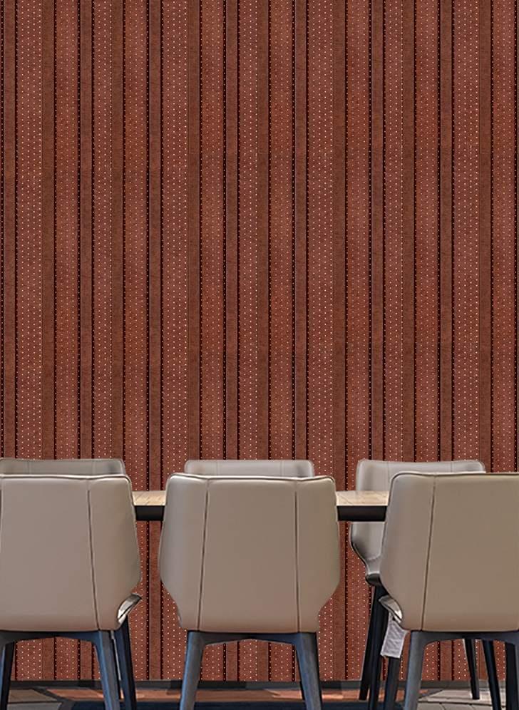 Cassa Series Designer Panel Louvers Brown 8x0.5 Ft - 3552