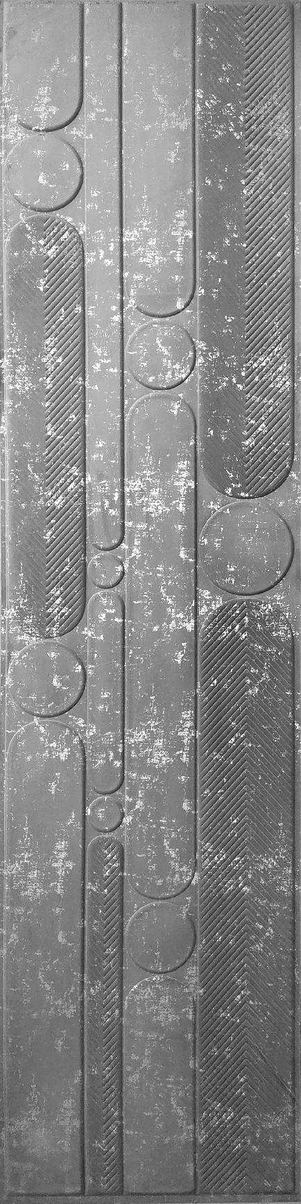 Fabric Wall Panel Wood Grey 8x2 Ft - 7904 Glo