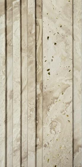 Beige Marble Finish Charcoal Louver/Panel 8x0.41 ft marble & stone Beige 4018