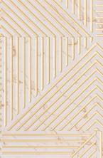 Beige Patterned Charcoal Louver Designer 8x2 Ft - Tr 9631