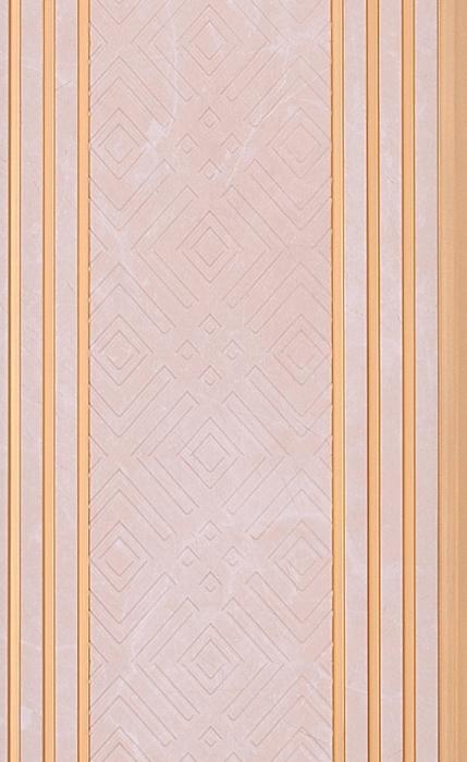 Beige Stone Charcoal Louvers Panel Marble & 8x1 Ft - Ed 9113