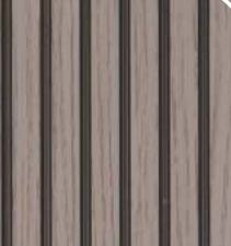 Beige Wood Charcoal Louvers 8x1 Ft - Rc 1115