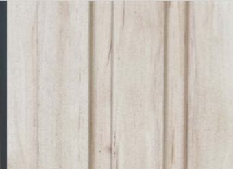 Wooden Louvers Panel Wood Beige 8x0.41 Ft - 941015