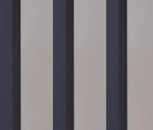 Clads Series Louvers Plain Colors Black 8x0.41 Ft - 1015 Sc09