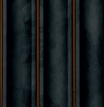 Black Patterned Charcoal Louver Designer 8x0.41 Ft - Fl 1640