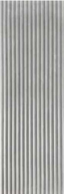 Fluted Panels Series Concrete Panel Wood Louvers White 3x1 Ft - Bow 3