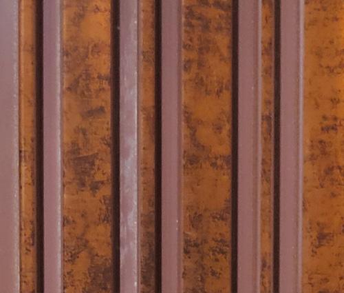 Brown Charcoal Louvers Marble & Stone 8x0.41 Ft - 1019 Sf01bw