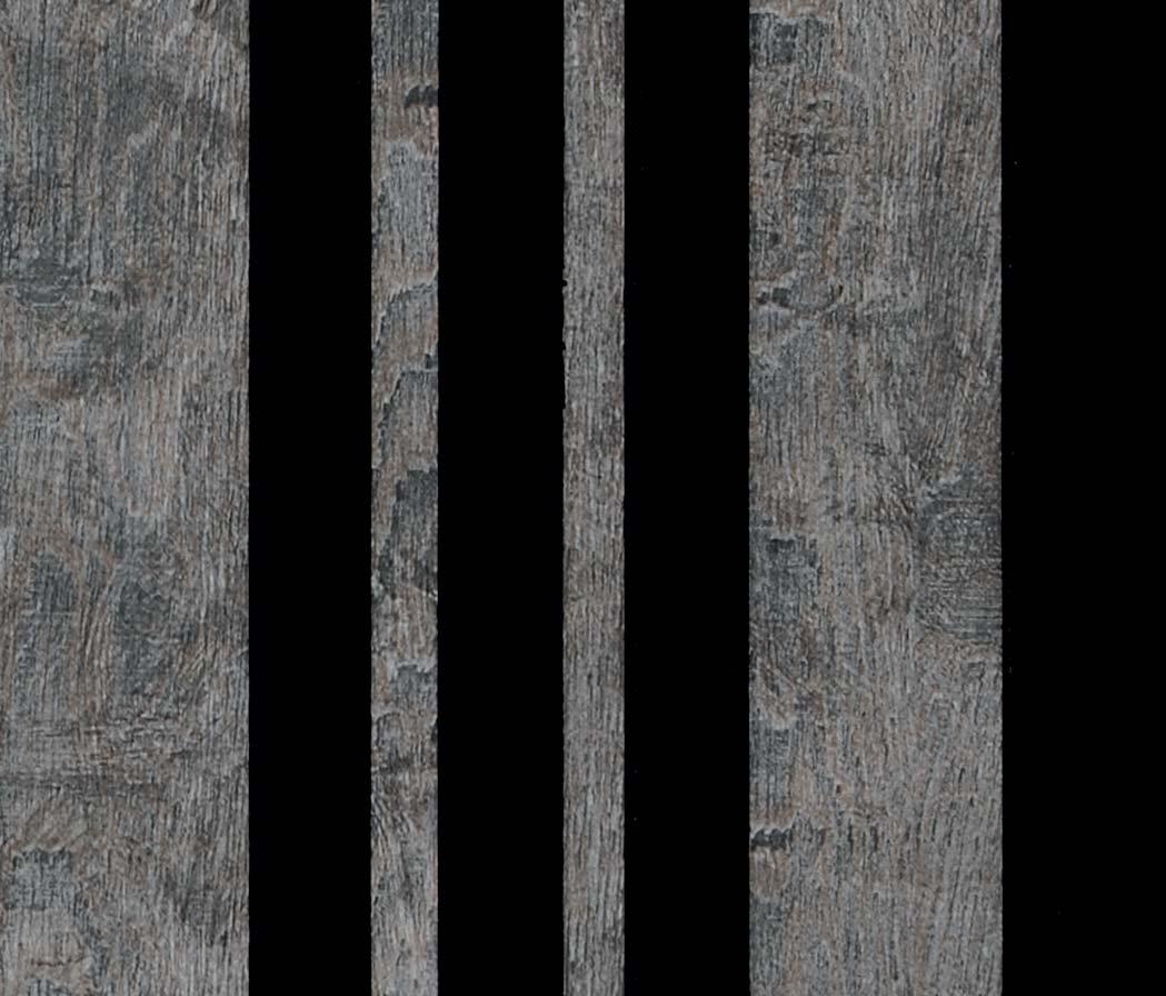 Brown Charcoal Clads Series Louvers Wood 8x0.41 Ft - 3005