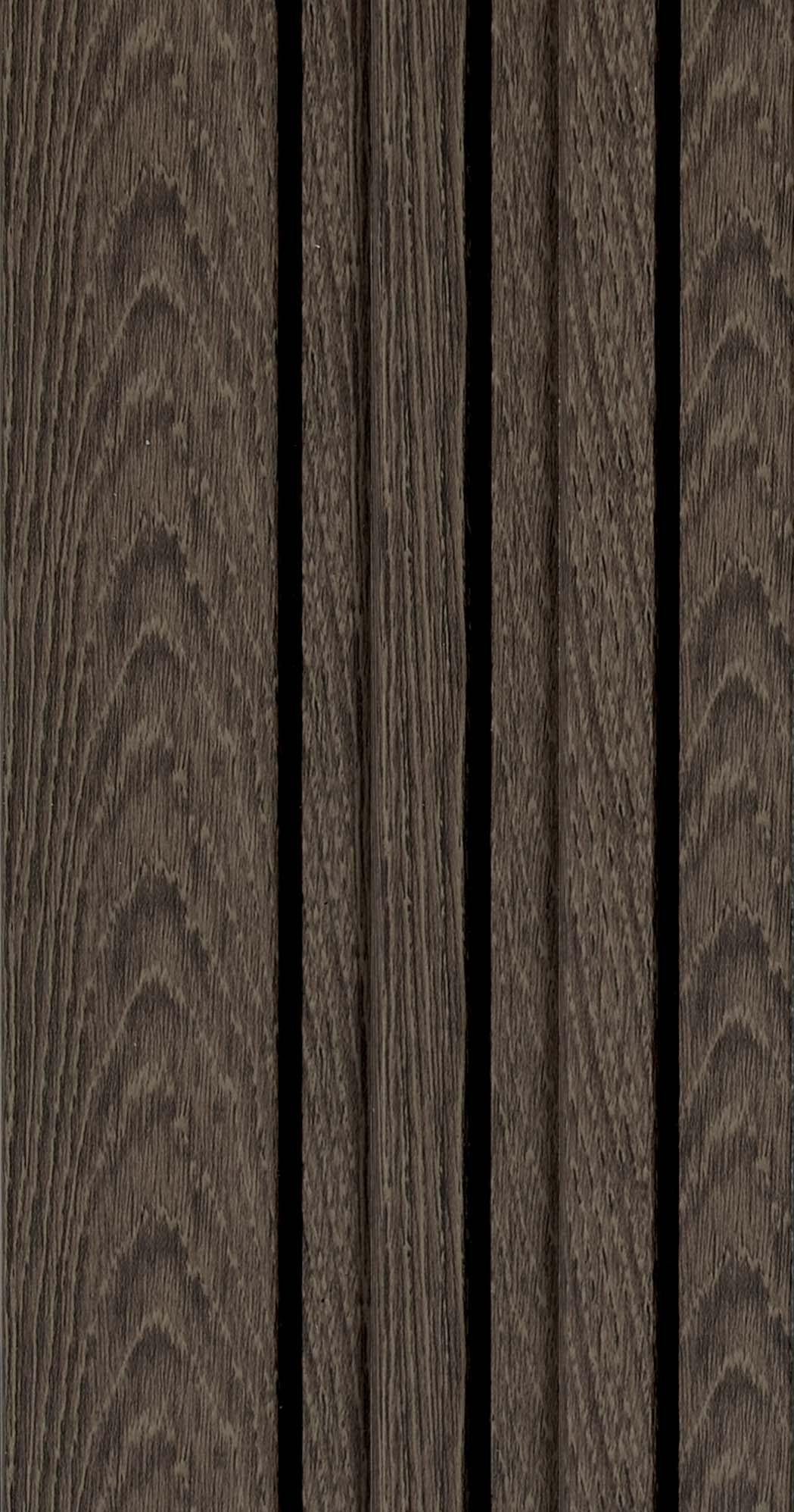 Clads Brown Charcoal Louvers 8x0.41 ft wood Brown 4011