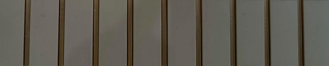 Brown Charcoal Wooden Louvers Wood 8x1 Ft - Rc 720