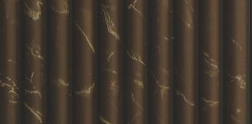 Brown Marble Charcoal Louver & Stone 9.5x0.5 Ft - Fl 6104