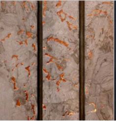 Brown Marble Louvers Panel & Stone 8x0.41 Ft - 943003