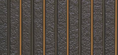Brown Metallic Charcoal Louver 9.5x0.5 Ft - Fl 6121