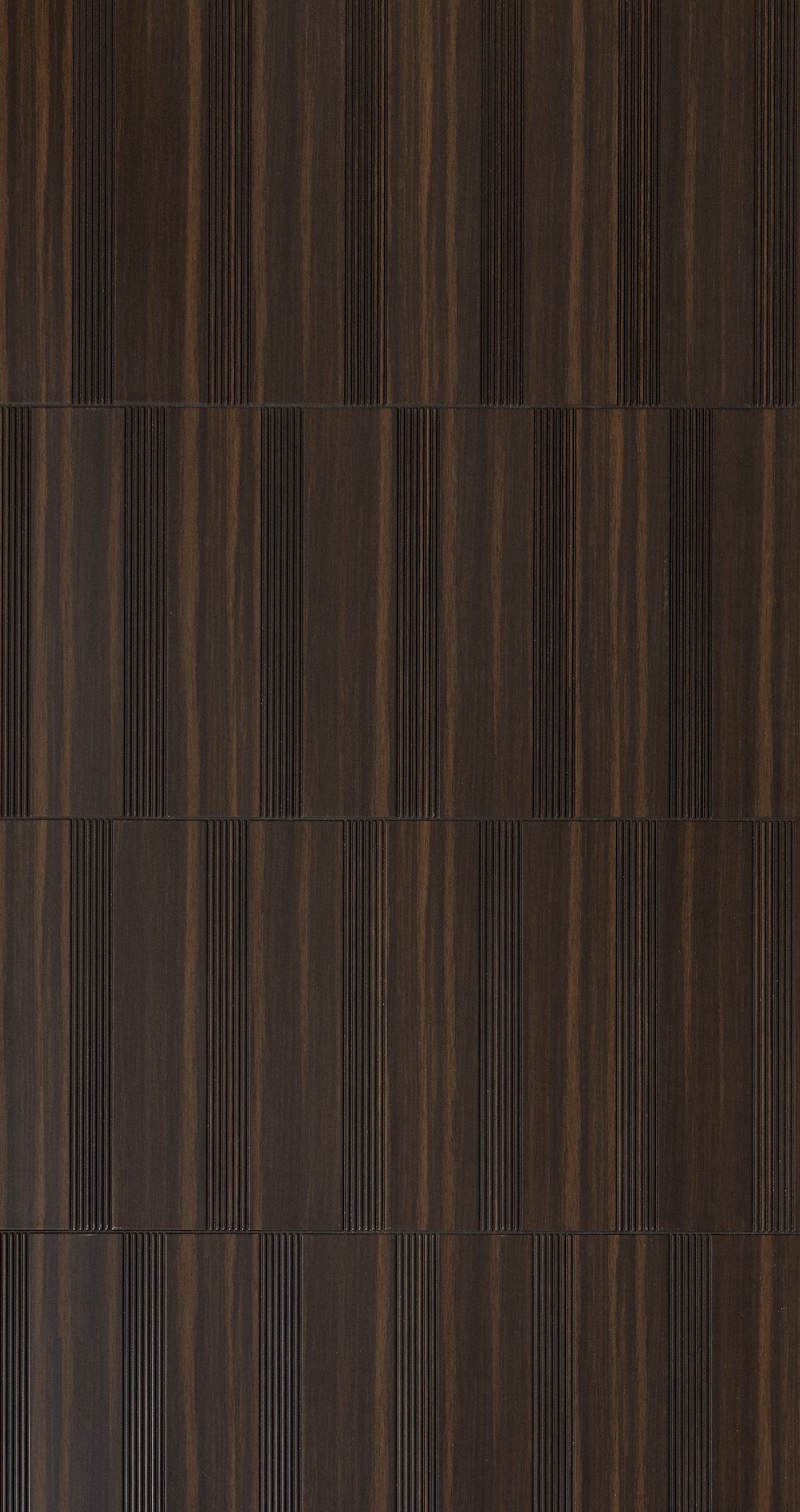 Patterned Charcoal Decorative Wall Panel Designer Brown 8x2 Ft - Pn 00369 B