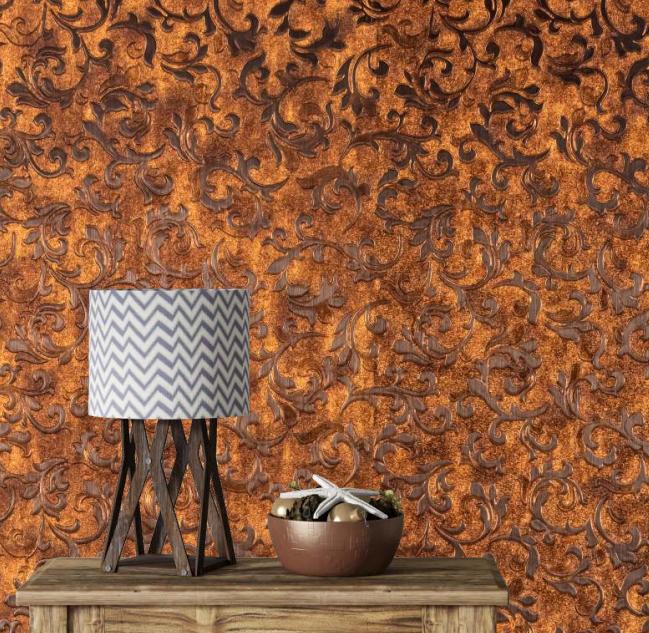 Decorative Wall Panel Designer Brown 8x4 Ft - Ed 18119