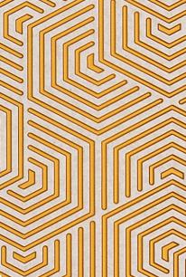 Brown Patterned Charcoal Louver Designer 8x2 Ft - Tr 9608