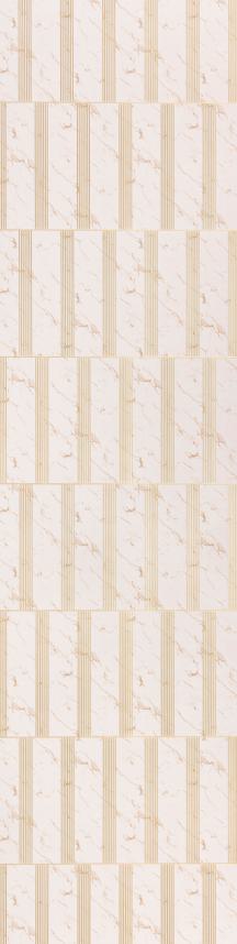 Brown Patterned Charcoal Louver Designer 8x2 Ft - Tr 9612