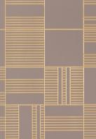 Brown Patterned Charcoal Louver Designer 8x2 Ft - Tr 9634