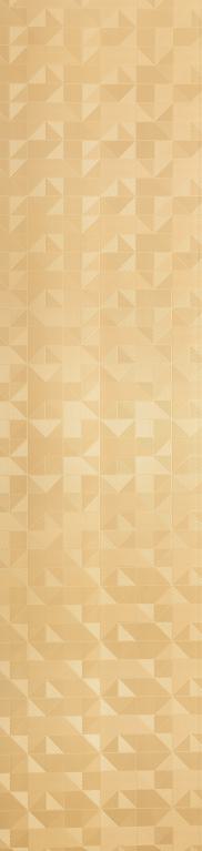 Brown Patterned Charcoal Louver Designer 8x2 Ft - Tr 9701