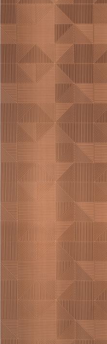 Brown Patterned Charcoal Louver Designer 8x2 Ft - Tr 9703