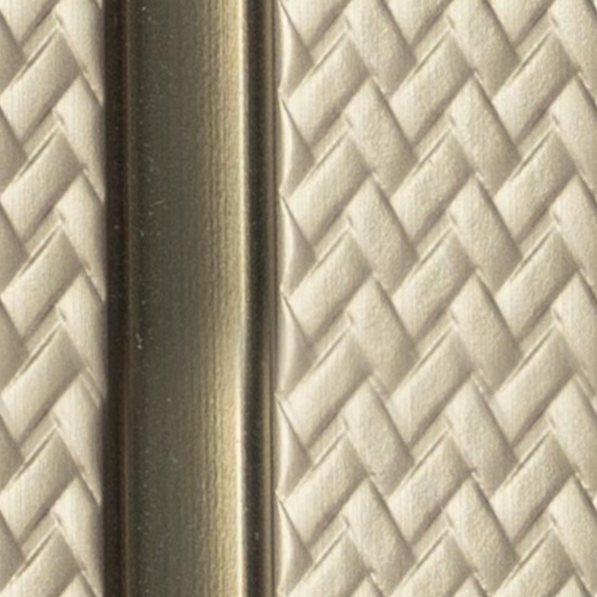 Brown Patterned Charcoal Louver Designer 8x0.39 Ft - Wl 1616
