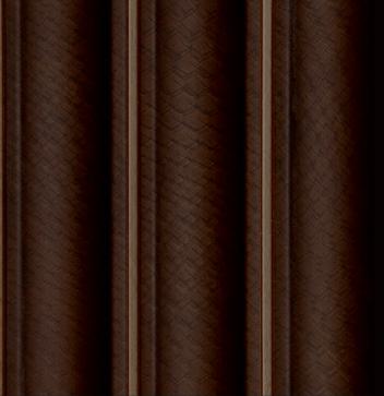 Brown Patterned Charcoal Louver Designer 8x0.41 Ft - Fl 1643