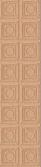 Charcoal-based Decorative Wall Panel Designer Brown 8x2 Ft - Ls 2535