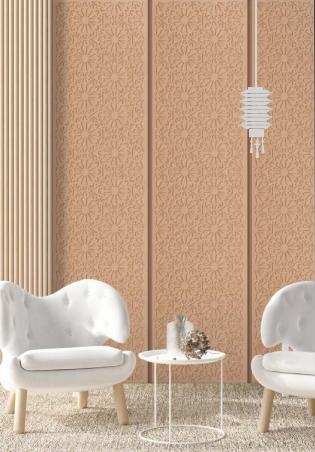 Charcoal - Based Decorative Wall Panel Designer Brown 8x2 Ft Ls 2519