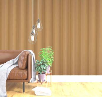 Plain Solids Charcoal Louver Colors Brown 8x0.41 Ft - Pn 03355