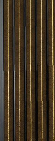 Brown Solid Colors Finish Charcoal Louvers Panel Plain 8x0.41 Ft - 4520