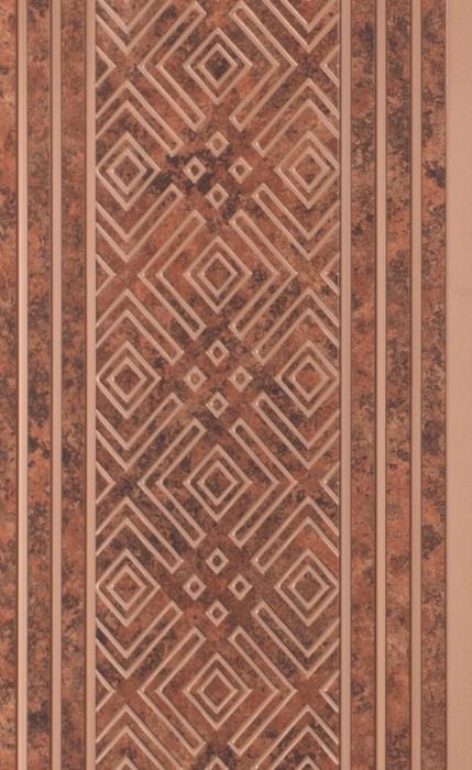 Brown Stone Charcoal Louvers Panel Marble & 8x1 Ft - Ed 9115