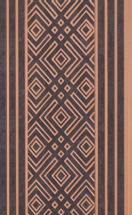 Brown Stone Charcoal Louvers Panel Marble & 8x1 Ft - Ed 9116