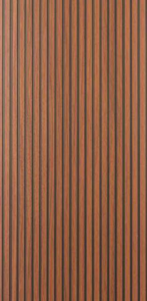 Brown Wood Charcoal Louvers 8x1 Ft - Rc 1113