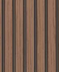 Brown Wood Charcoal Louvers 8x1 Ft - Rc 1114